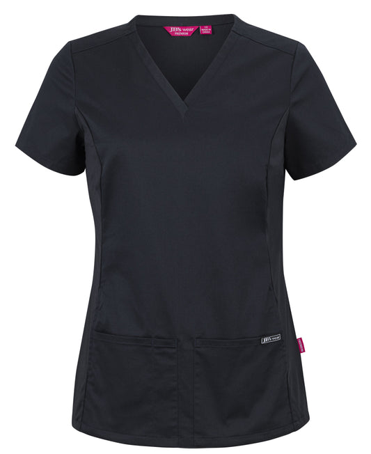 JB's Ladies Premium Stretch Panel Scrub Top - 4SUT1