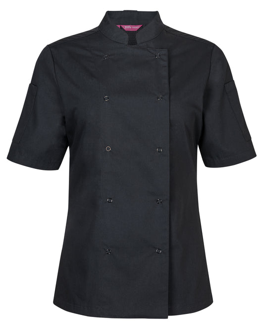JB's Ladies S/s Snap Button Chef Jacket - 5CJS1