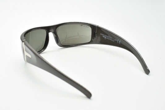 Allure 611-SG-FS Glass Gloss Metallic Grey Frame, Grey Flash Silver Lens