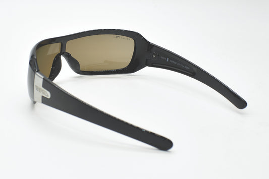 Daredevil 621-SB-PBFS Glass Sapphire Black Frame, Polarised Brown Flash Silver Lens.