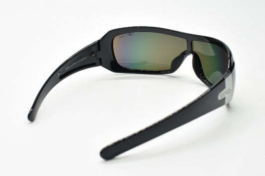 Daredevil 621-SB-RV10 Glass Sapphire Black Frame Mirror Lens Lens