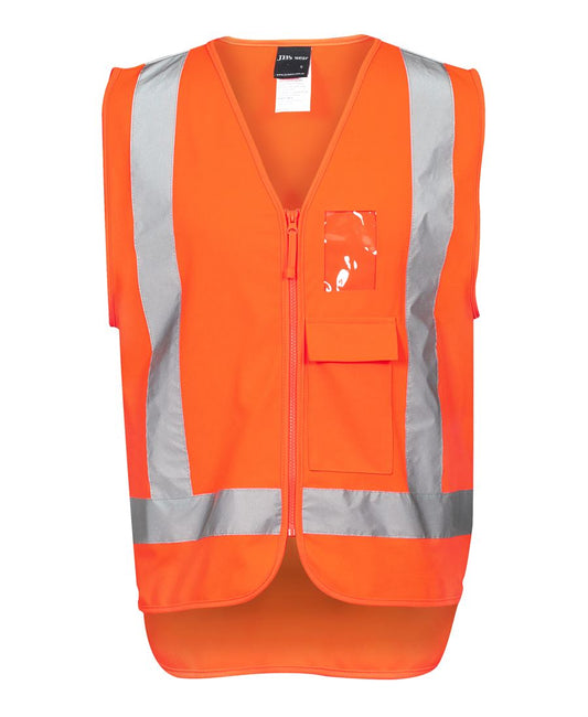 JB's Hi Vis Zip (D+N) Ttmc-W Vest - 6DNDT