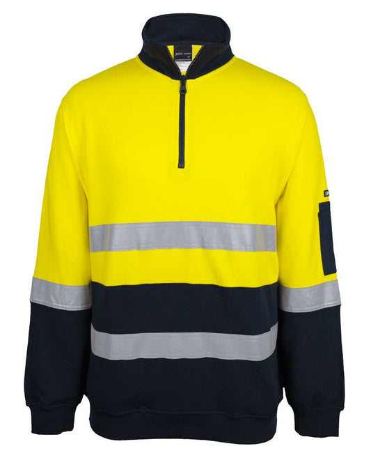JB's Hi Vis (d+n) 310 Cotton 1/2 Zip Fleece - 6DVFM