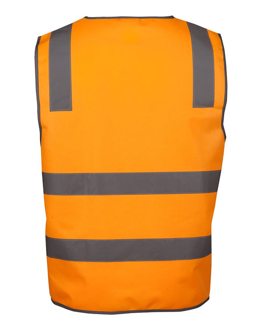 Jb's Vic Rail (D+N) Zip Safety Vest Orange - 6DVSV