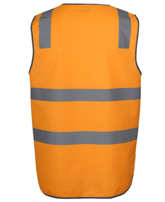 JB's Aust. Rail (d+n) Zip Safety Vest Orange - 6DVTV