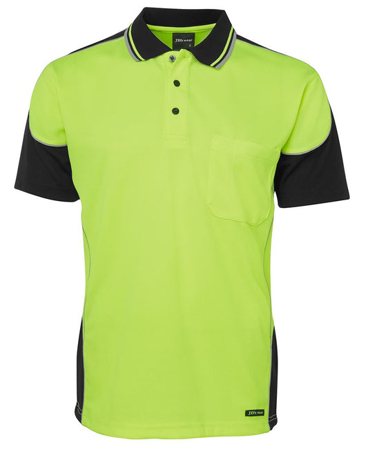 JB's Hi Vis Contrast Piping Polo - 6HCP4