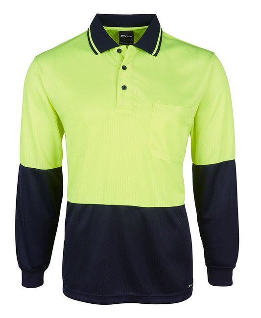 JB's Hi Vis L/S Jacquard Polo - 6HJNL