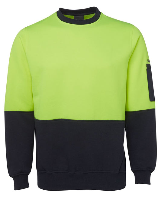 JB's Hi Vis Fleecy Crew - 6HVCN