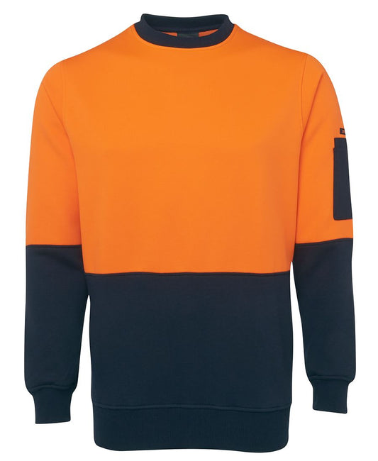 JB's Hi Vis Fleecy Crew - 6HVCN