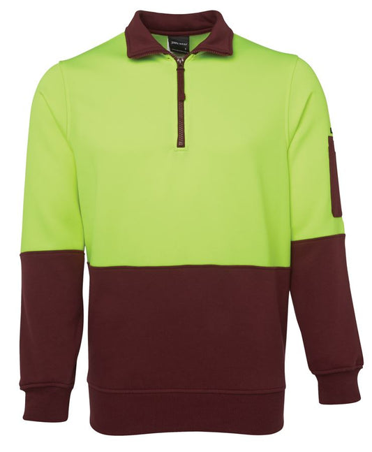 JB's Hi Vis 1/2 Zip Fleecy - 6HVFH