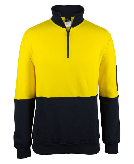 JB's Hi Vis 310 Cotton 1/2 Zip Fleece - 6HVFM