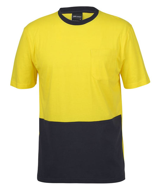 JB's Hi Vis Crew Neck Cotton T-shirt - 6HVTC