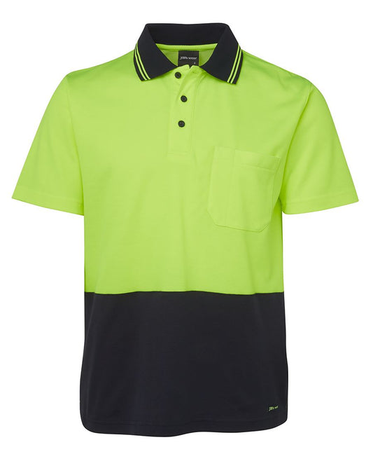 JB's Hi Vis Non Cuff S/s Cotton - 6NCCS