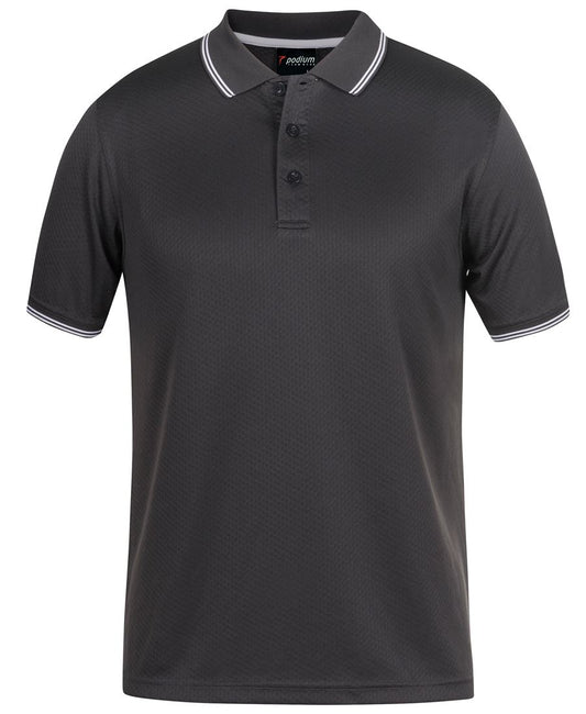 Podium Jacquard Contrast Polo - 7JCP