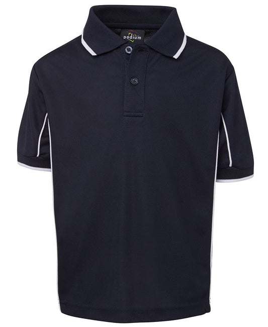 Podium Kids S/S Piping Polo - 7PIPS