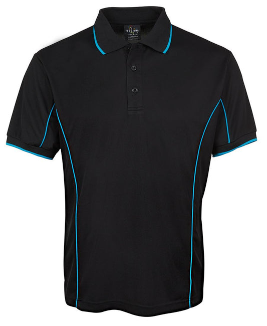 Podium S/S Piping Polo - 7PIP