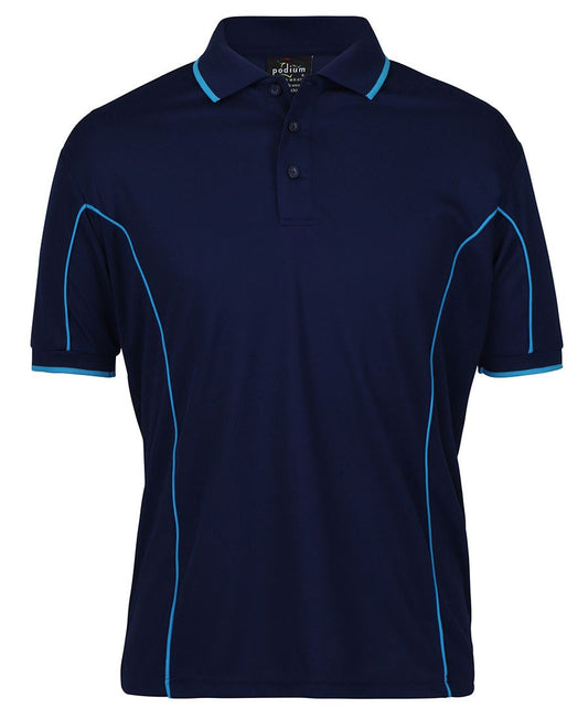 Podium S/S Piping Polo - 7PIP