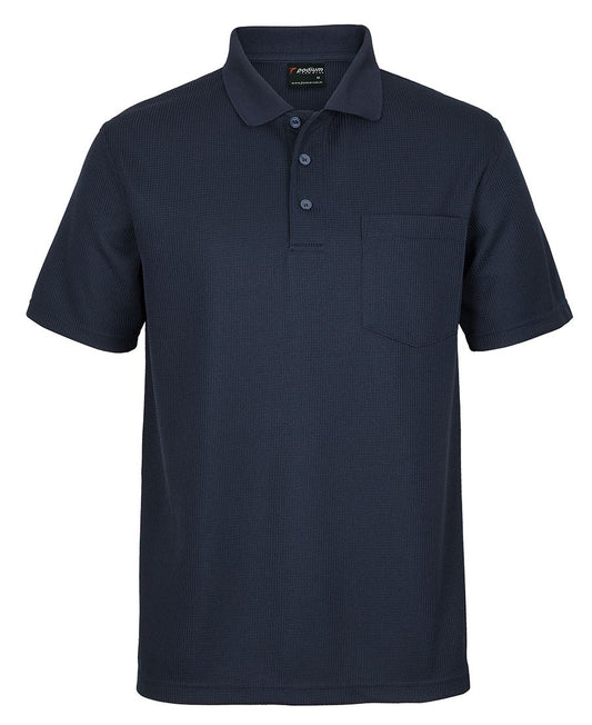 Podium Waffle Pocket Polo - 7WPP