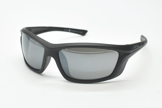 Daredevil 621-SB-FS Glass Sapphire Black Frame, Grey Flash Silver Lens
