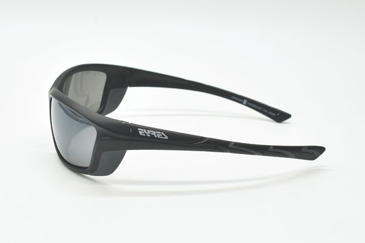 Daredevil 621-SB-FS Glass Sapphire Black Frame, Grey Flash Silver Lens