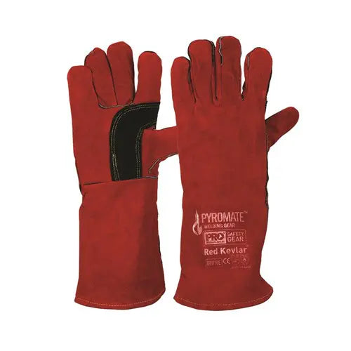 PRO CHOICE BRW16E PYROMATE® RED KEVLAR® GLOVE LARGE sold by Kings Workwear at www.kingsworkwear.com.au
