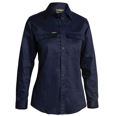 Bisley BL6339 Womens Drill L/S Shirt
