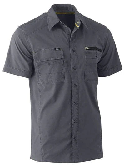 Bisley BS1144 Flex & Move™ Utility Work Shirt - Short Sleeve