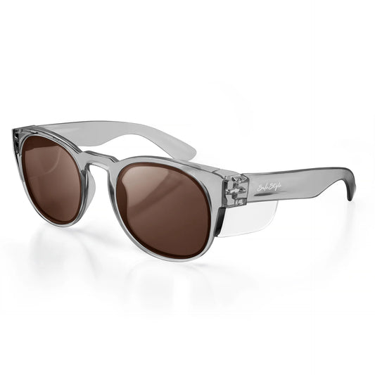 Safestyle - Cruisers Graphite Frame Brown Polarised Lens Safety Glasses CRGBRP100
