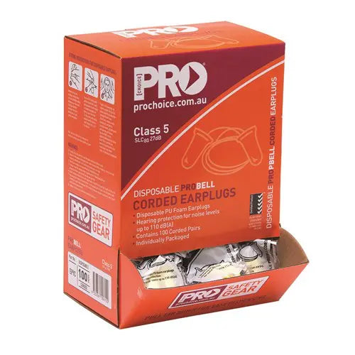 PRO CHOICE EPYC PROBELL DISPOSABLE CORDED EARPLUGS sold by Kings Workwear at www.kingsworkwear.com.au