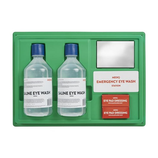 Eyewash Station Open With Mirror Ewsom