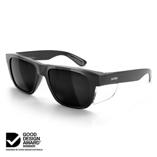 Safestyle - Fusions Matte Black Frame Polarised Lens Safety Glasses - FBPXL100