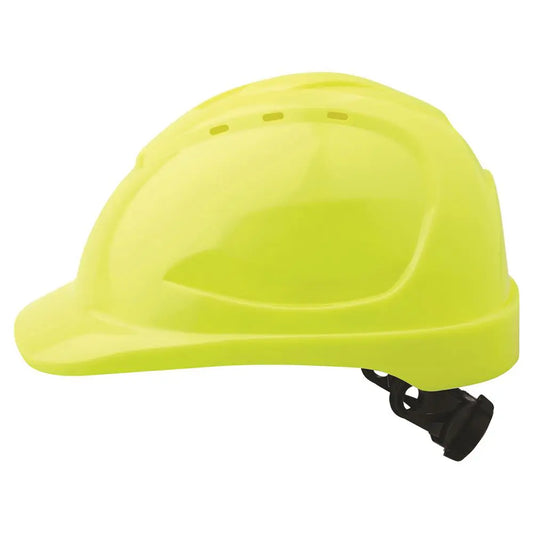 Pro Choice HHV9R Hard Hat Vented Ratchet Harness V9 sold by Kings Workwear at www.kingsworkwear.com.au