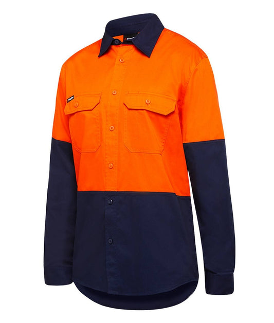 KingGee Mens Stretch Spliced Shirt - K04035 - KingGee sold by Kings Workwear www.kingworkwear.com.au