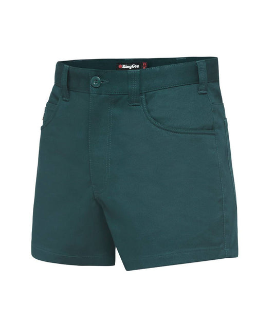 KingGee Mens Jean Top Drill Shorts - K07810 - KingGee sold by Kings Workwear www.kingworkwear.com.au