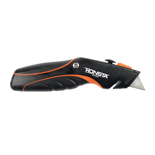 Ronsta Knives KU008 Manual Retractable Quick Change Utility Knife sold by Kings Workwear at www.kingsworkwear.com.au