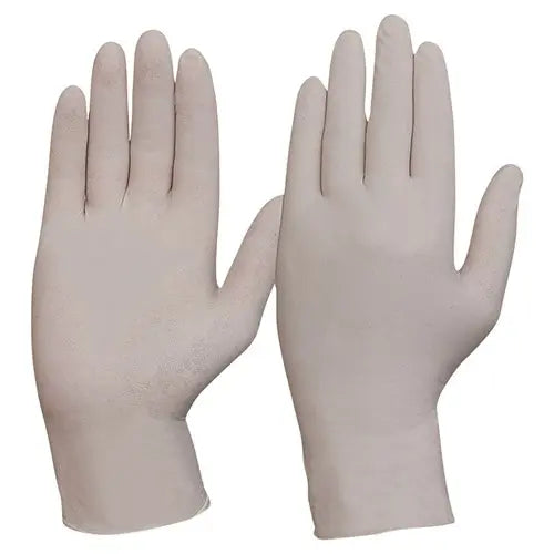 Pro Choice MDLPF Disposable Latex Powder Free Gloves Box of 100 sold by Kings Workwear at www.kingsworkwear.com.au