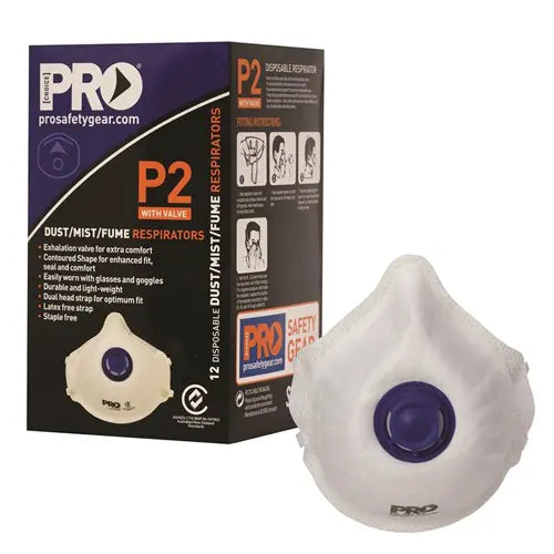Pro Choice PC321 Dust Mask P2 + Valve Box of 12 sold by Kings Workwear at www.kingsworkwear.com.au