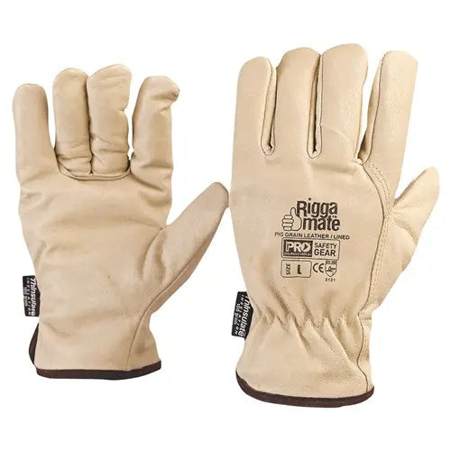 PRO CHOICE PGL41TL RIGGAMATE® LINED GLOVE PIG GRAIN LEATHER LARGE sold by Kings Workwear at www.kingsworkwear.com.au