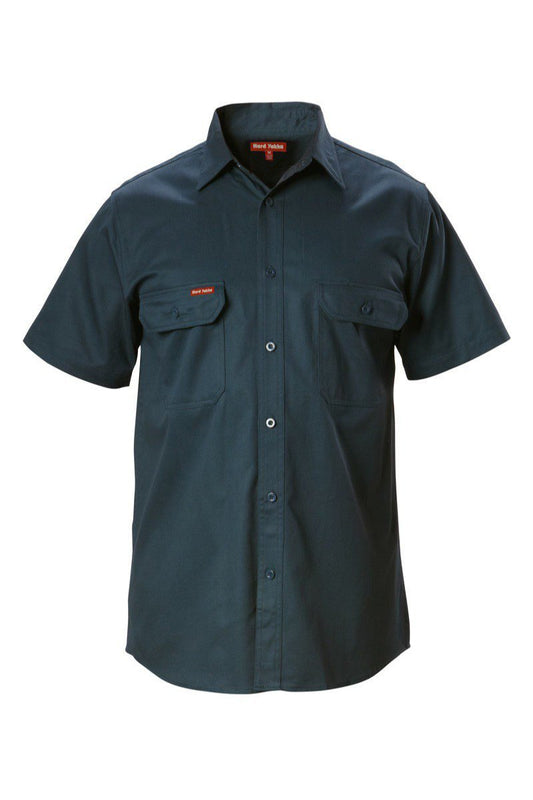 Hard Yakka Foundations Cotton Drill Short Sleeve Shirt - Y07510 - Hard Yakka sold by Kings Workwear www.kingworkwear.com.au
