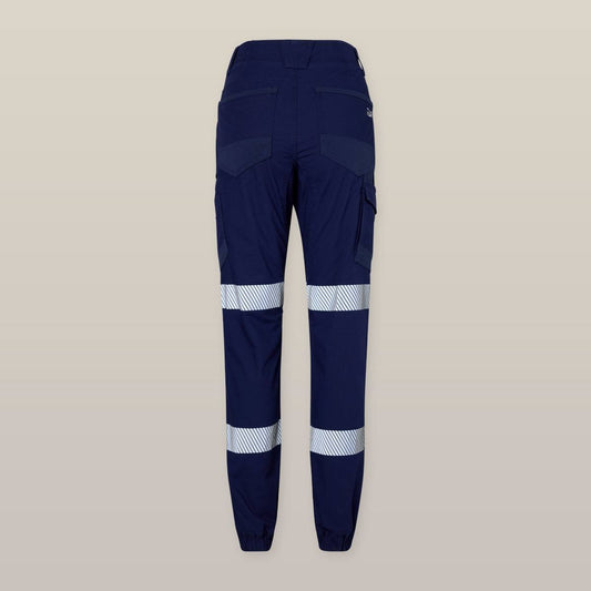 Hard Yakka Women's Raptor Cuff Pant With Tape - Y08411 - Hard Yakka sold by Kings Workwear www.kingworkwear.com.au