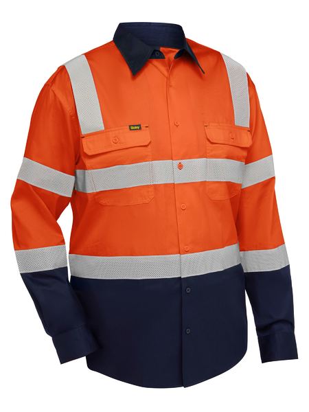 Bisley - Taped Biomotion Hi Vis Cool Lightweight Vented Shirt - BS6396T