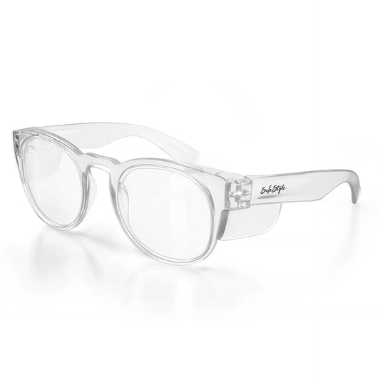 Safestyle - Cruisers Clear Frame Clear Lens Safety Glasses - CRCC100