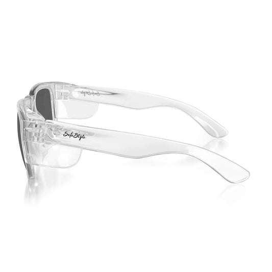 Safestyle -Fusions Clear Frame Polarised Lens Safety Glasses - FCP100