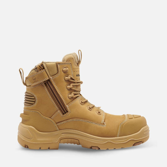 Kinggee ONYX 6Z Puncture-Resistant Work Boot Zip- Wheat K27999