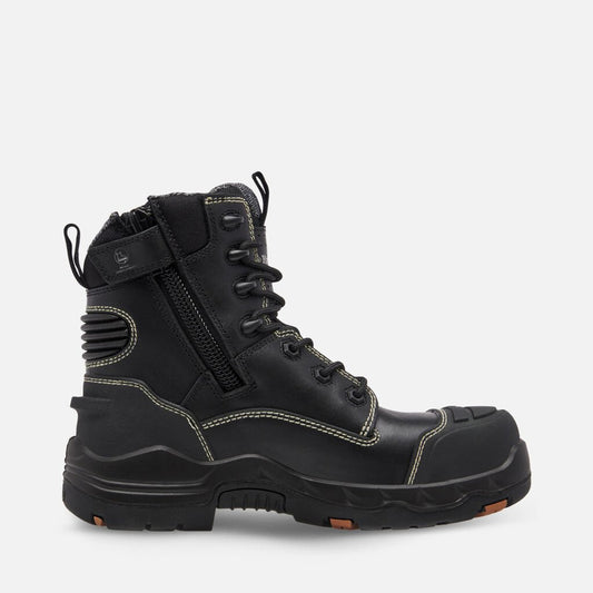 KingGee Women's ONYX 6Z Puncture-Resistant Work Boot Zip - Black K28002