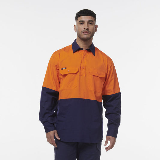 KingGee Workcool Vented Closed Front Spliced Shirt - K54011