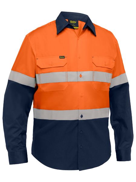 Bisley - Industrial Taped Hi Vis Cool Lighweight Vented Shirt - BS6390T