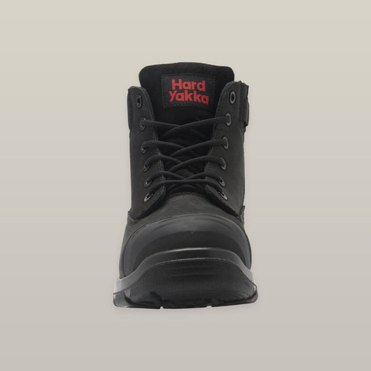 Toughmaxx 6z Steel Toe Safety Boot - Black Y60360