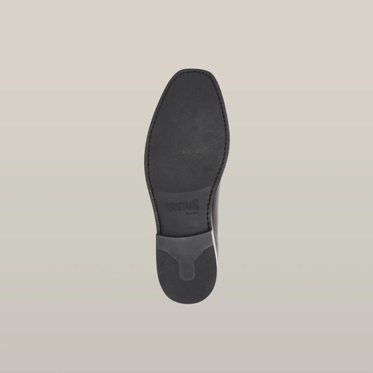 Mustang Signature Pull-up Leather Boot - Black- Y61061