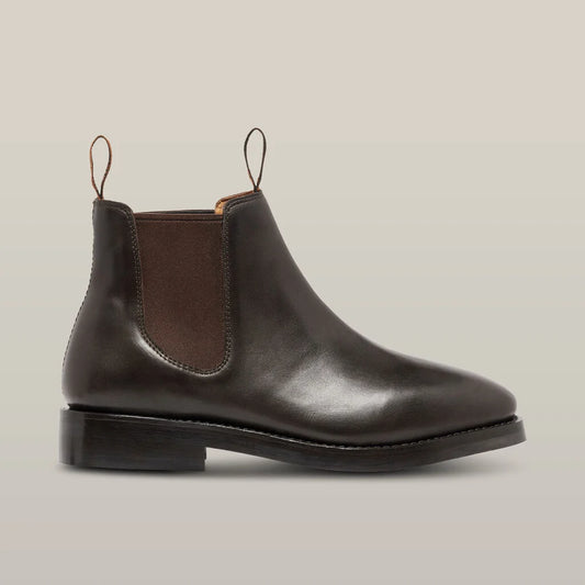 Mustang Signature Pull-up Leather Boot - Brown -